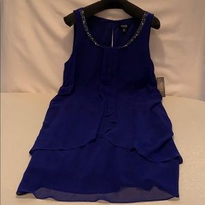 NWT SLNY Fashions of New York Blue Dress